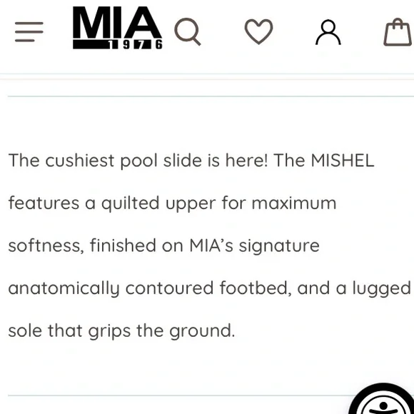 Mia Mishel Size 7 Slide On Shoes - Picture 4 of 6